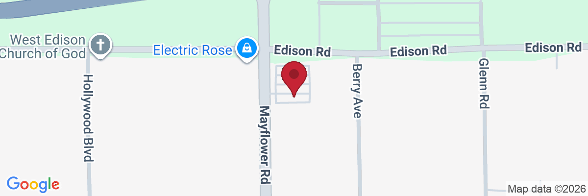 Map showing facility locations