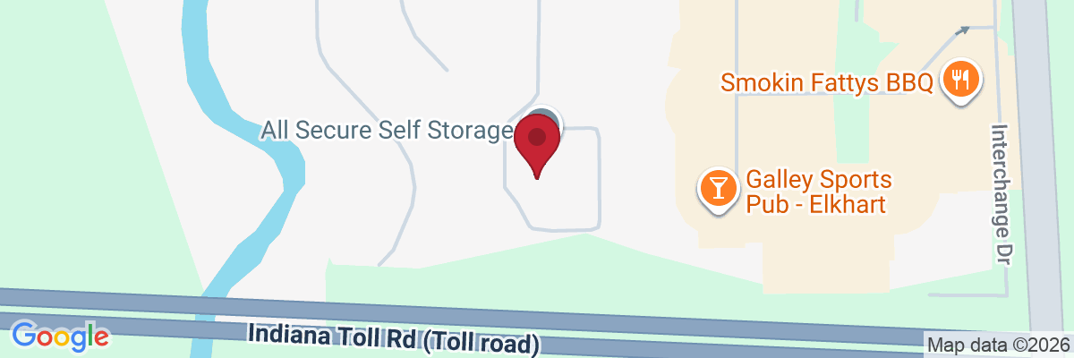 Map showing facility locations