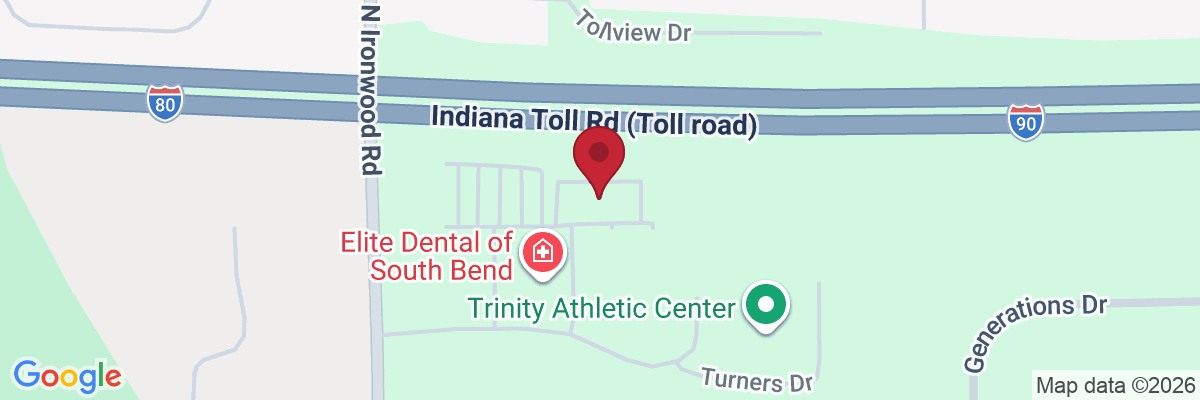 Map showing facility locations