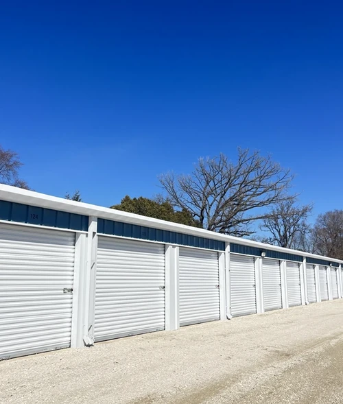 Rolling Prairie - 304 Prairie Street storage facility exterior view