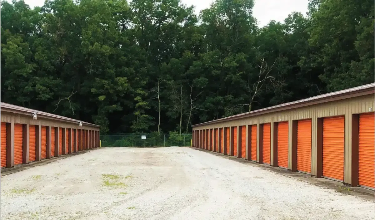 Drive up units at All Secure Self Storage
